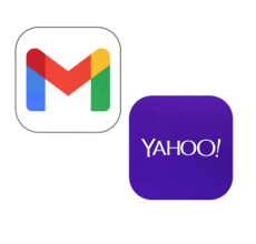 Gmail en Yahoo